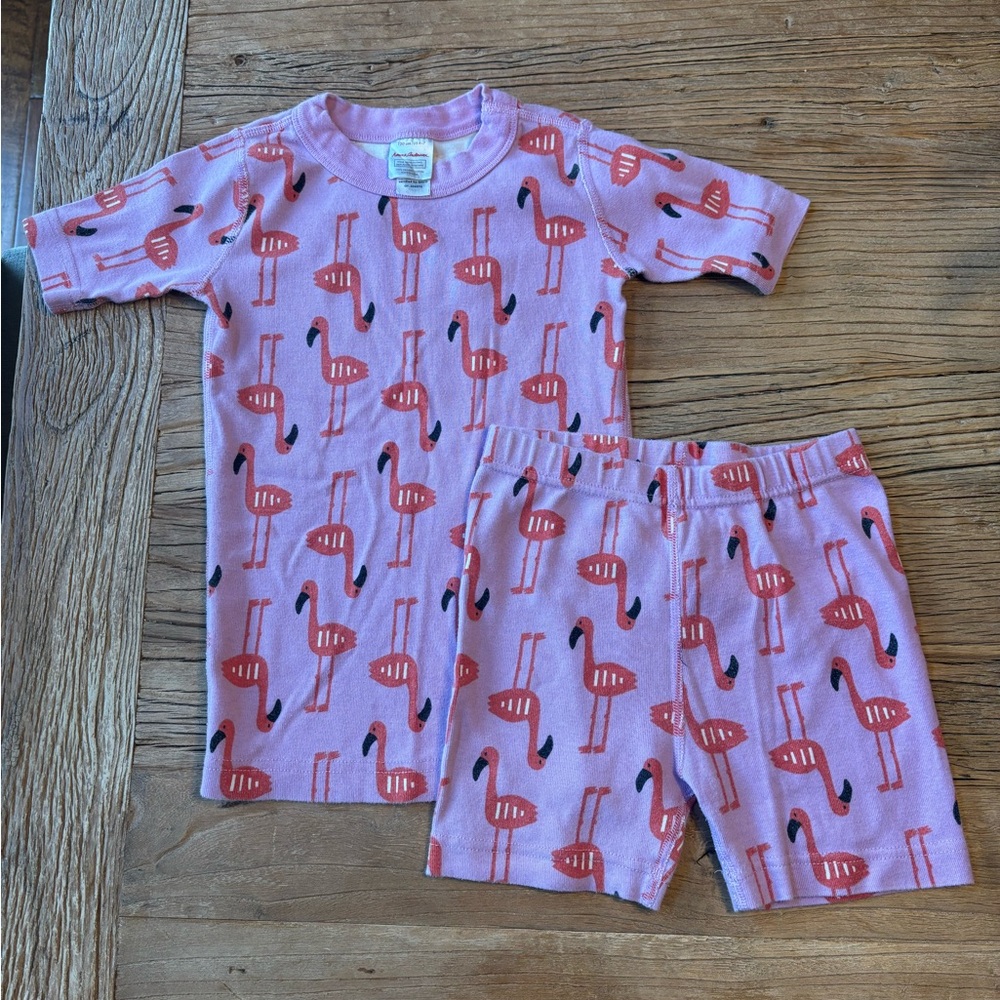 Hanna Andersson Pink Flamingo Pajama Set